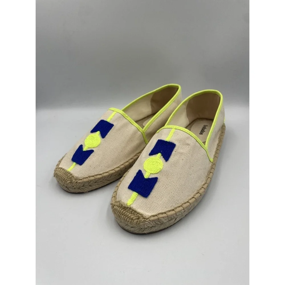 Soludos Original Espadrille Womens‎ US 9-9.5 Molyan Blue Slip On Comfort Shoes